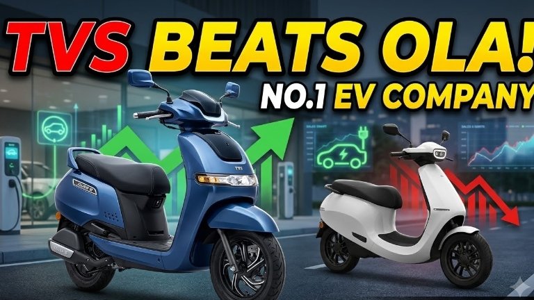 TVS Beats Ola Electric