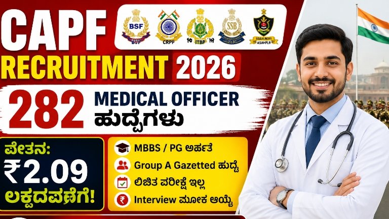 CAPF Recruitment 2026