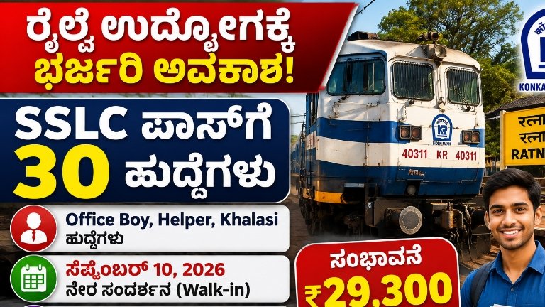Konkan Railway Recruitment 2026