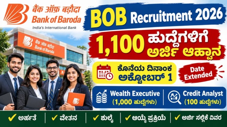 BOB Recruitment 2026