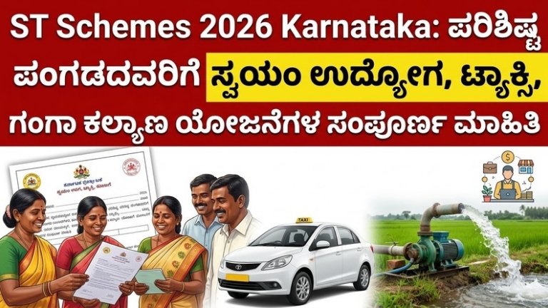ST Schemes 2026 Karnataka