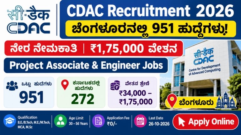 CDAC Recruitment 2026